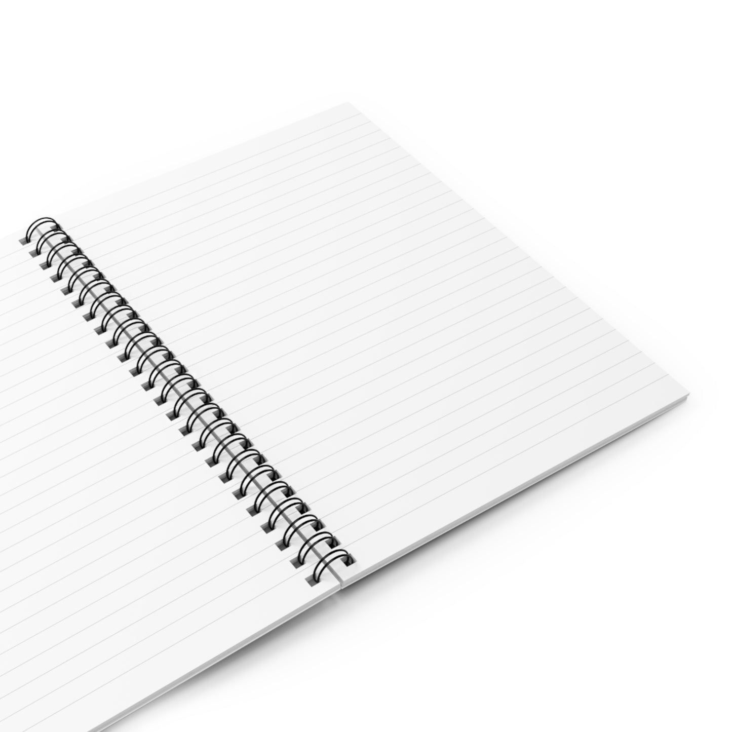 Retro Floral Spiral Notebook — Ruled Journal for School, Work & Fall Notes